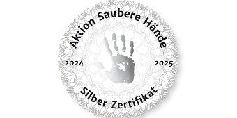 Hier war ein Bild: Aktion saubere Hände Zertifikat