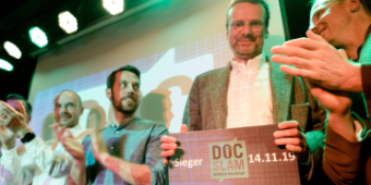 Foto: Asklepios Docslam #4 Prof. Claas-Hinrich Lammers ist der Gewinner