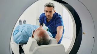 Patientenuntersuchung mit PSMA PET-CT