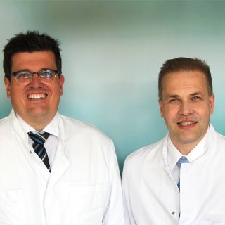 Priv. Doz. Dr. Holger Maul und Prod. Dr. Gerhard Gebauer
