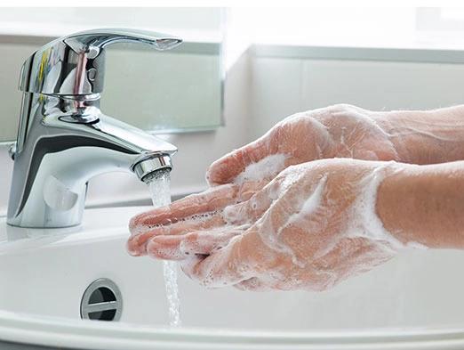 Bild: Händewaschen mit Seife