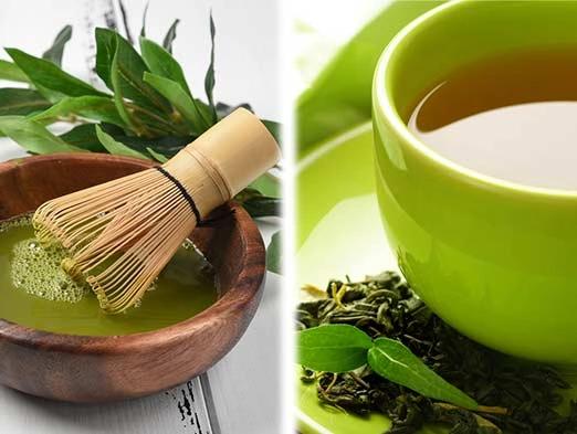 Bild: Matcha Tee und Grüner Tee