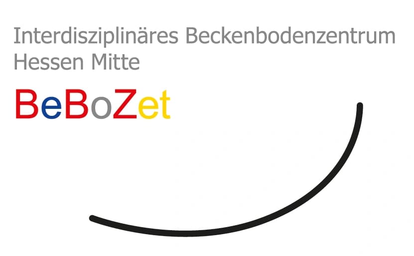 Das Motiv zeigt das Logo des Beckenbodenzentrums