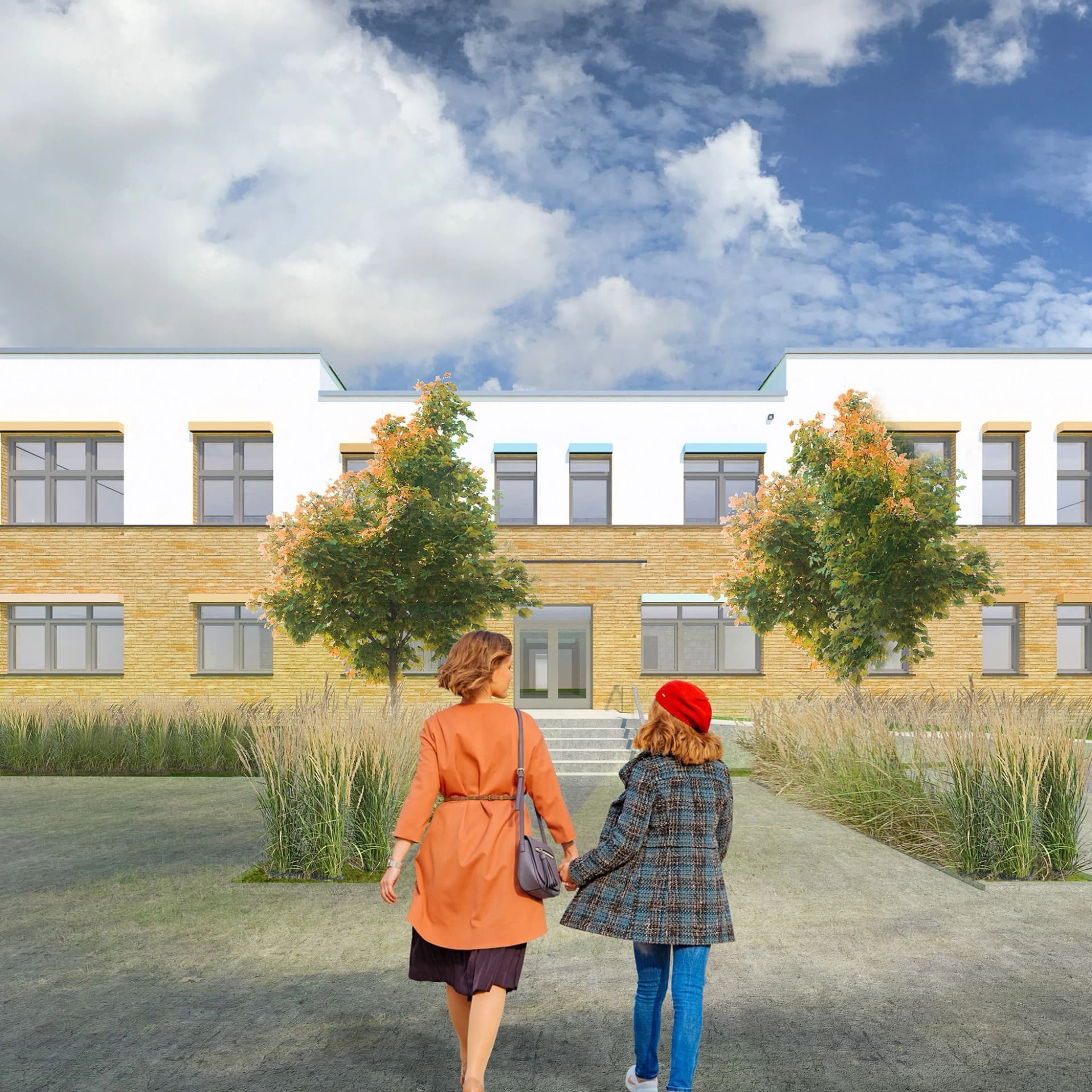 Bild: Visualisierung Neubau Hamburger Eltern- und Kinder-Therapiehaus